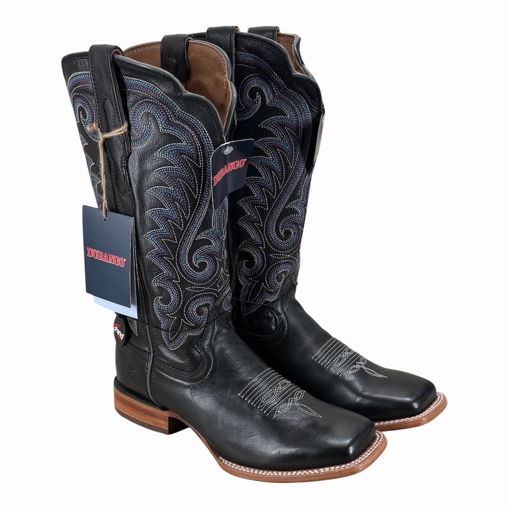 Durango Arena Pro Western Boot Black Womens Size 9m